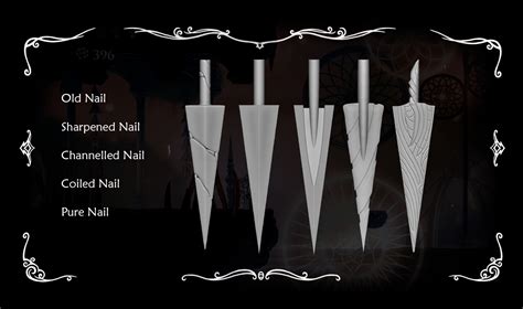 nail hollow knight|hollow knight nail damage values.